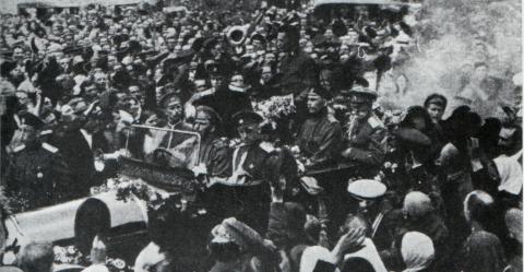 Kerenski in Moskau Juni 1917