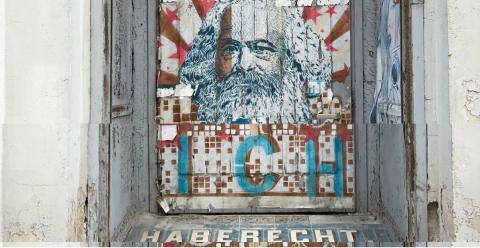 Marx Graffiti in Berlin