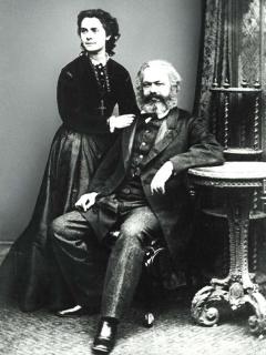 Marx mit Tochter Jenny 